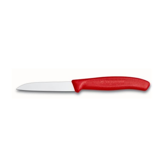 Кухонный нож Victorinox SwissClassic для чистки 8см, красный (6.7401)