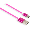 Дата кабель USB 2.0 AM to Type-C 1.0m rainbow nylon Vinga (VCPDCTCCOLNB1RS) зображення 2
