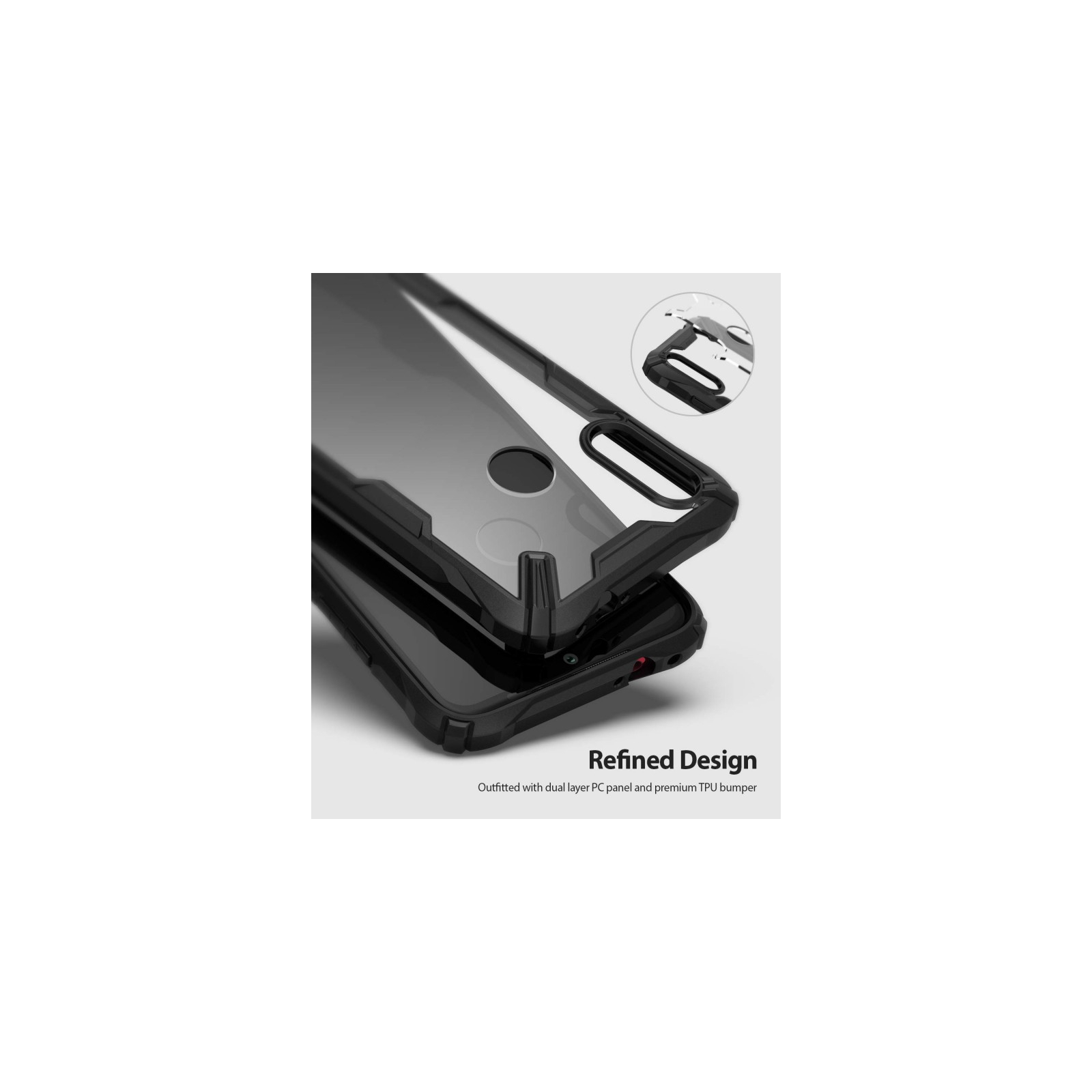 Чохол до мобільного телефона Ringke Fusion X для Xiaomi Redmi Note 7 Black (RCX4538) зображення 2