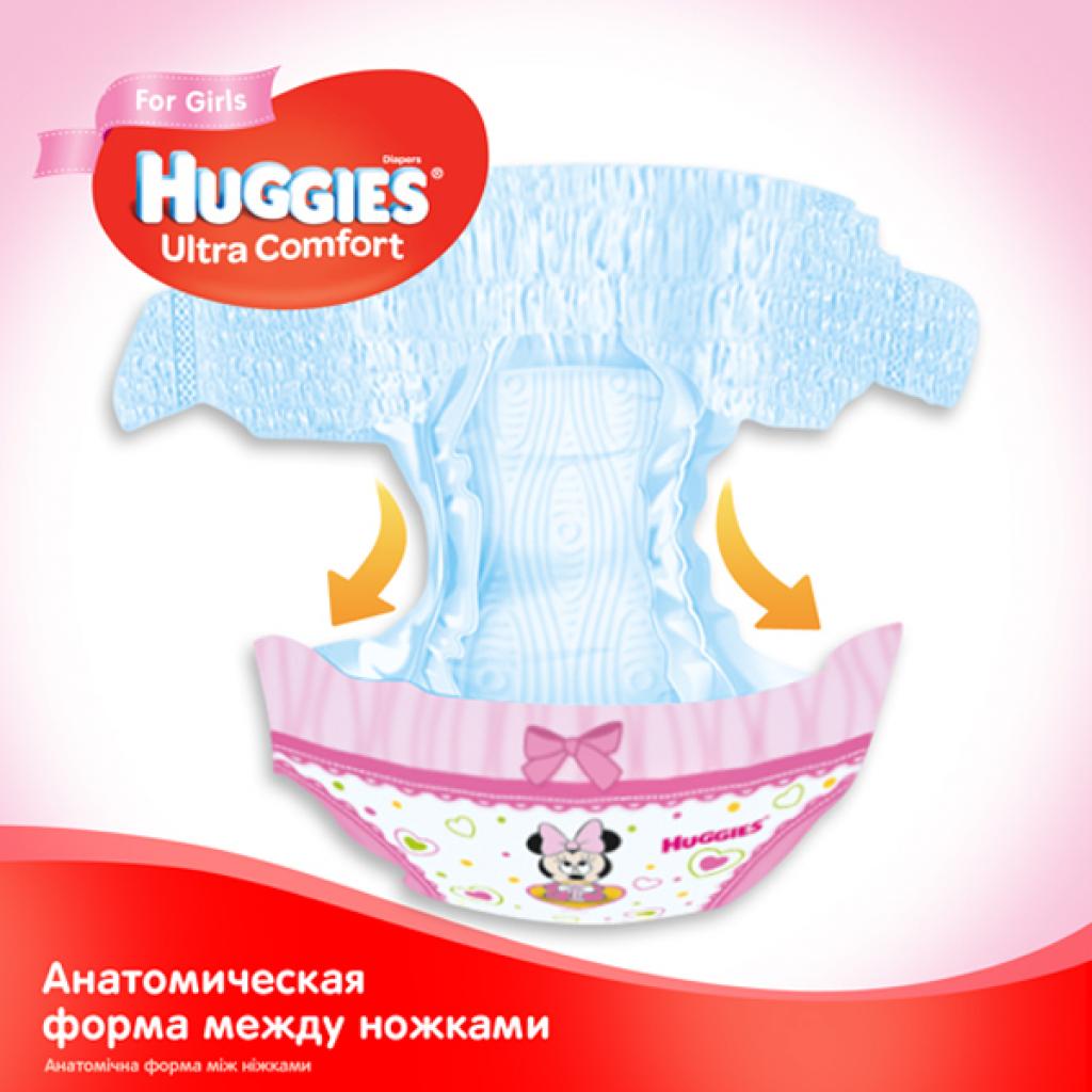 Подгузники Huggies Ultra Comfort 5 Mega для девочек (12-22 кг) 112 шт (56x2) (5029054218129) изображение 6