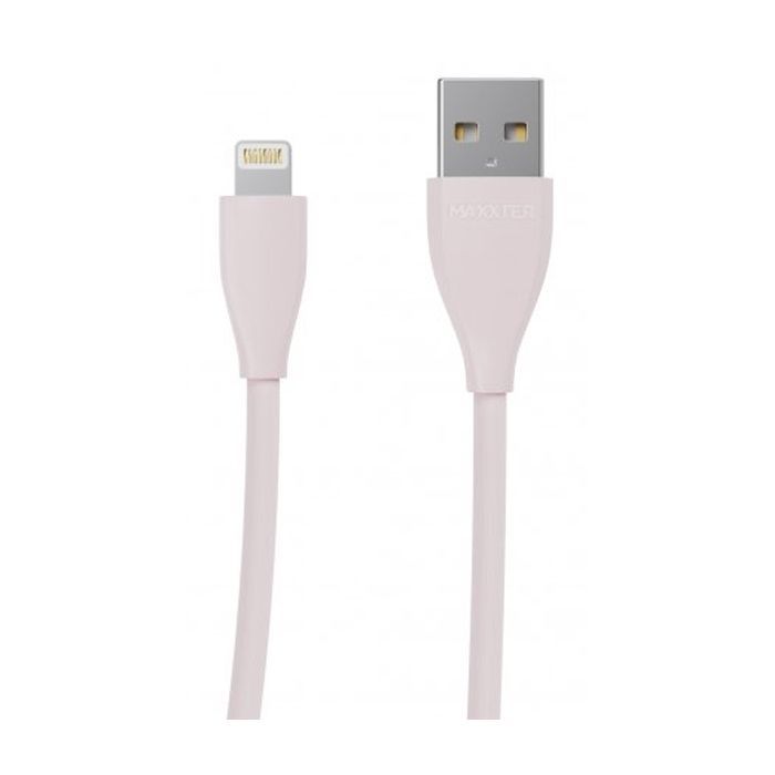 Дата кабель USB 2.0 AM to Lightning 1.0m Maxxter (UB-L-USB-01GP)