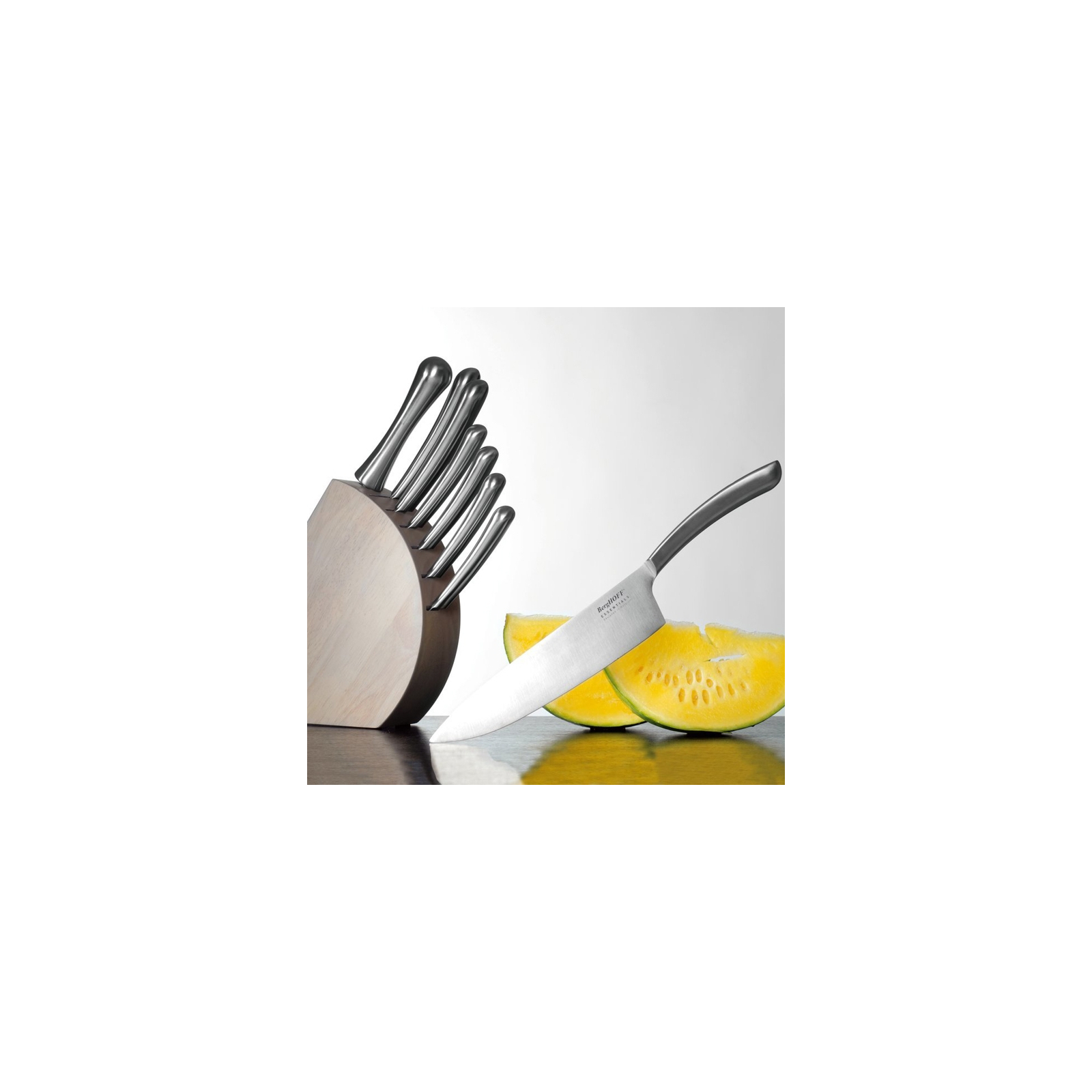 Набор ножей BergHOFF Essentials Concavo с подставкой 8 предметов (1308037) изображение 4
