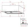 Витяжка кухонна Weilor PBS 52300 GLASS WH 1000 LED Strip зображення 11