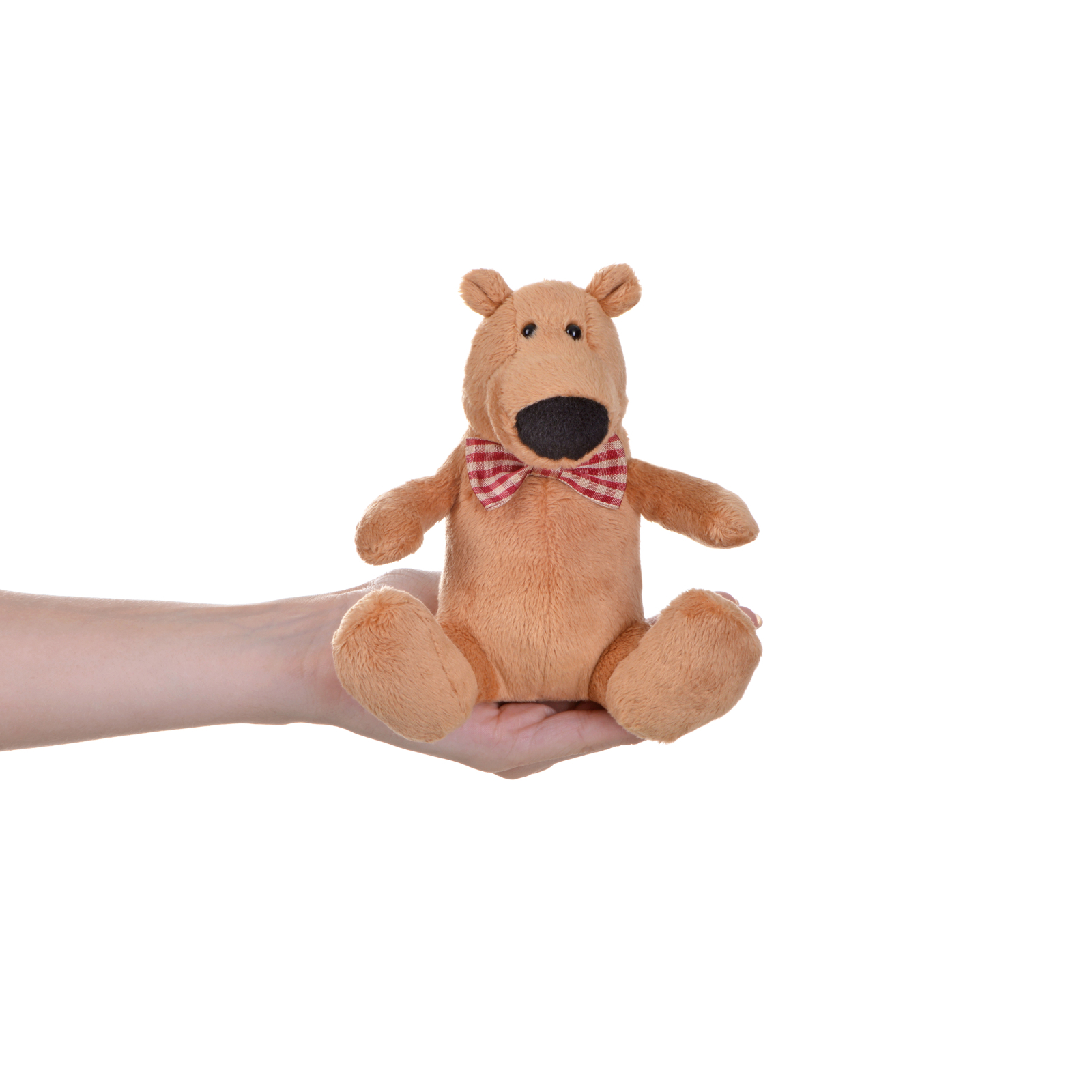 Мягкая игрушка Same Toy Полярный мишка светло-коричневый 13 см (THT666) изображение 3