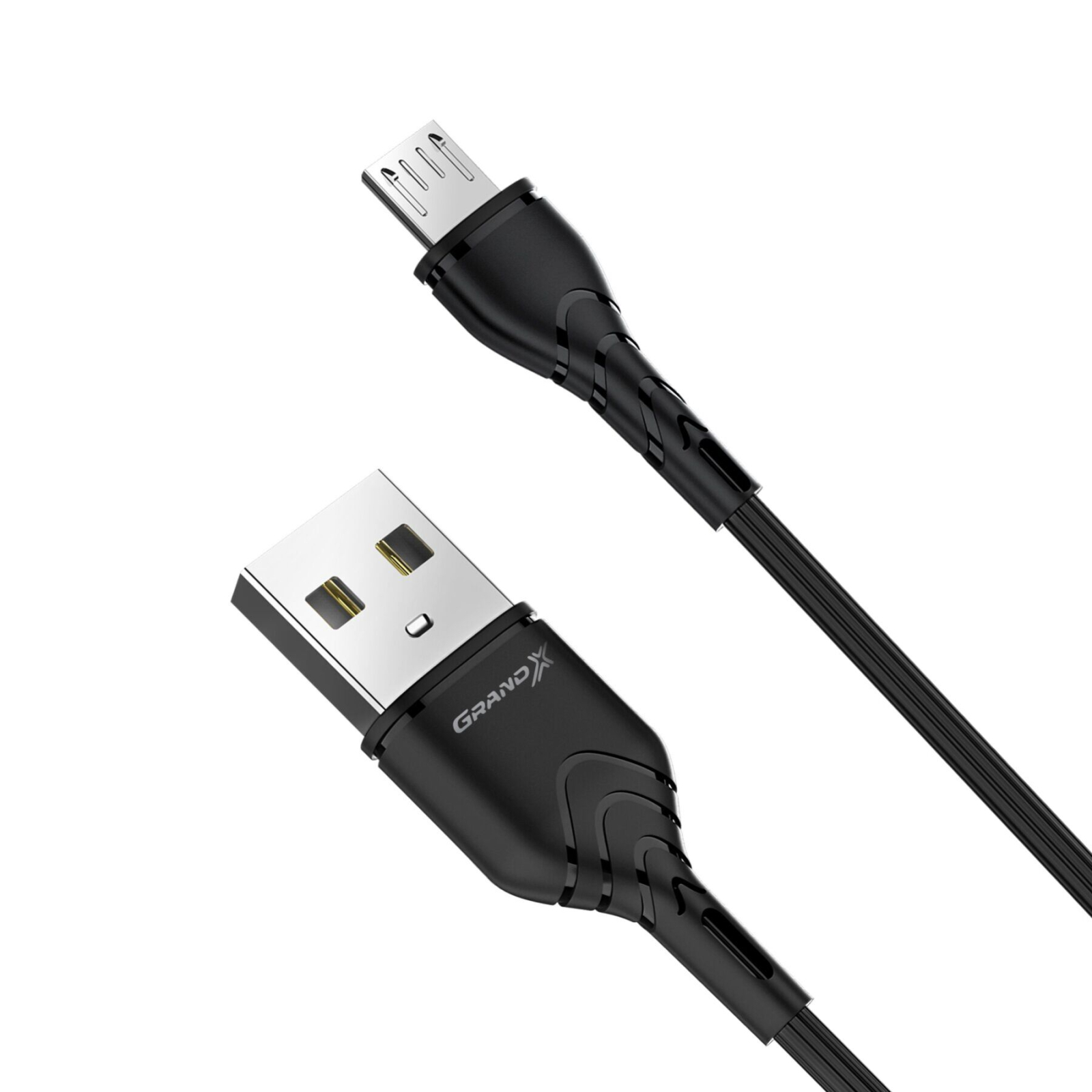 Дата кабель USB 2.0 AM to Micro 5P 1.0m Grand-X (PM-03W) зображення 2