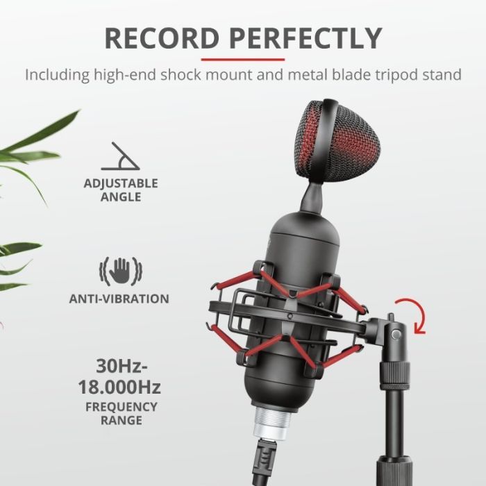 Микрофон Trust GXT 244 Buzz USB Streaming Microphone Black (23466) изображение 8