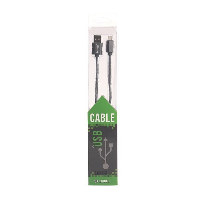Дата кабель USB 2.0 AM to Lightning 2.0m PowerPlant (CA910526) изображение 3