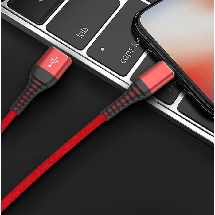 Дата кабель USB 2.0 AM to Lightning 1.0m Flexible MFI Extradigital (KBU1758) зображення 7