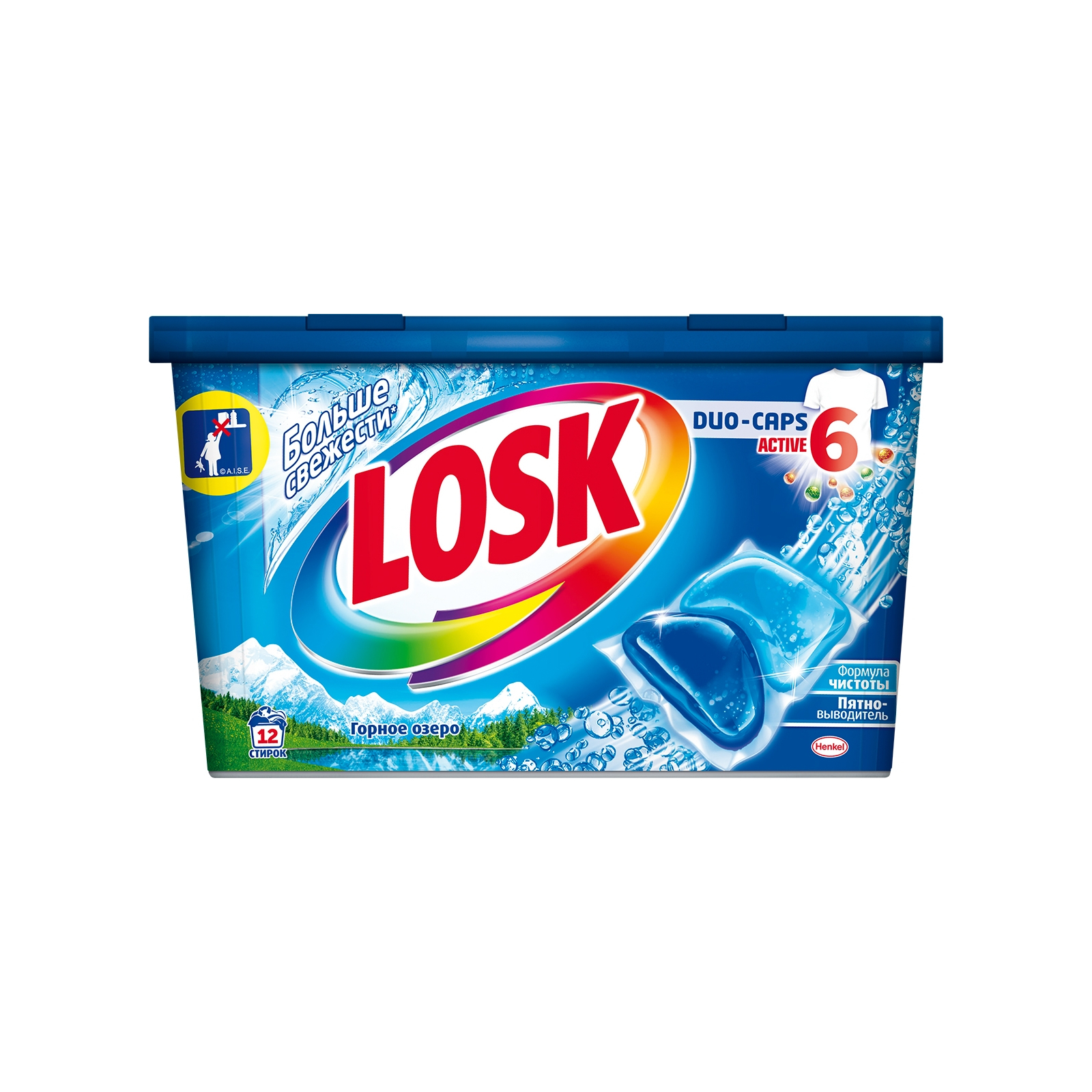 Капсули для прання Losk Гірське озеро, 12 (9000101412017)