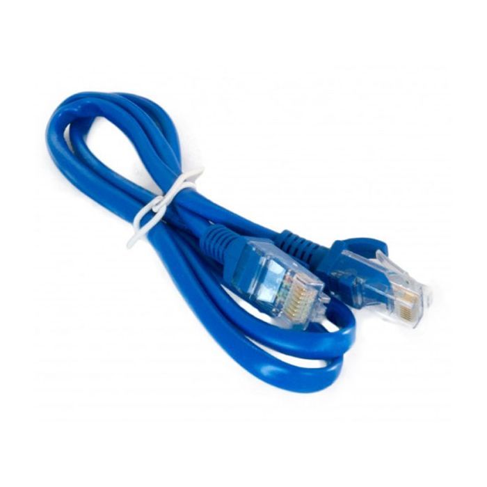 Патч-корд 0.5м, UTP, cat.5e, CCA, blue Extradigital (KBP1765)