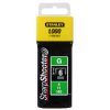 Скоби для будівельного степлера Stanley тип G 6мм (Степлер 6-TR250) 1000шт (1-TRA704T)