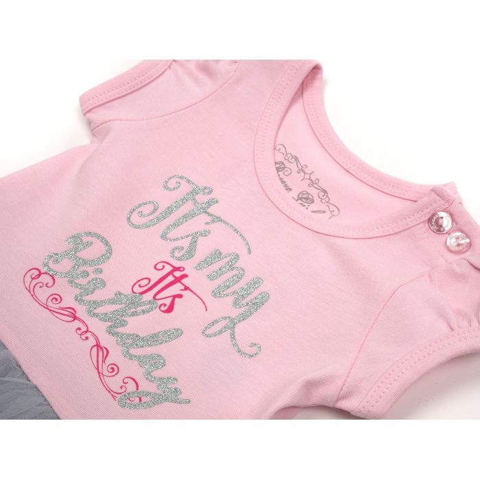Платье детское Breeze "ITS MY BIRTHDAY" (11239-74G-pink) изображение 3