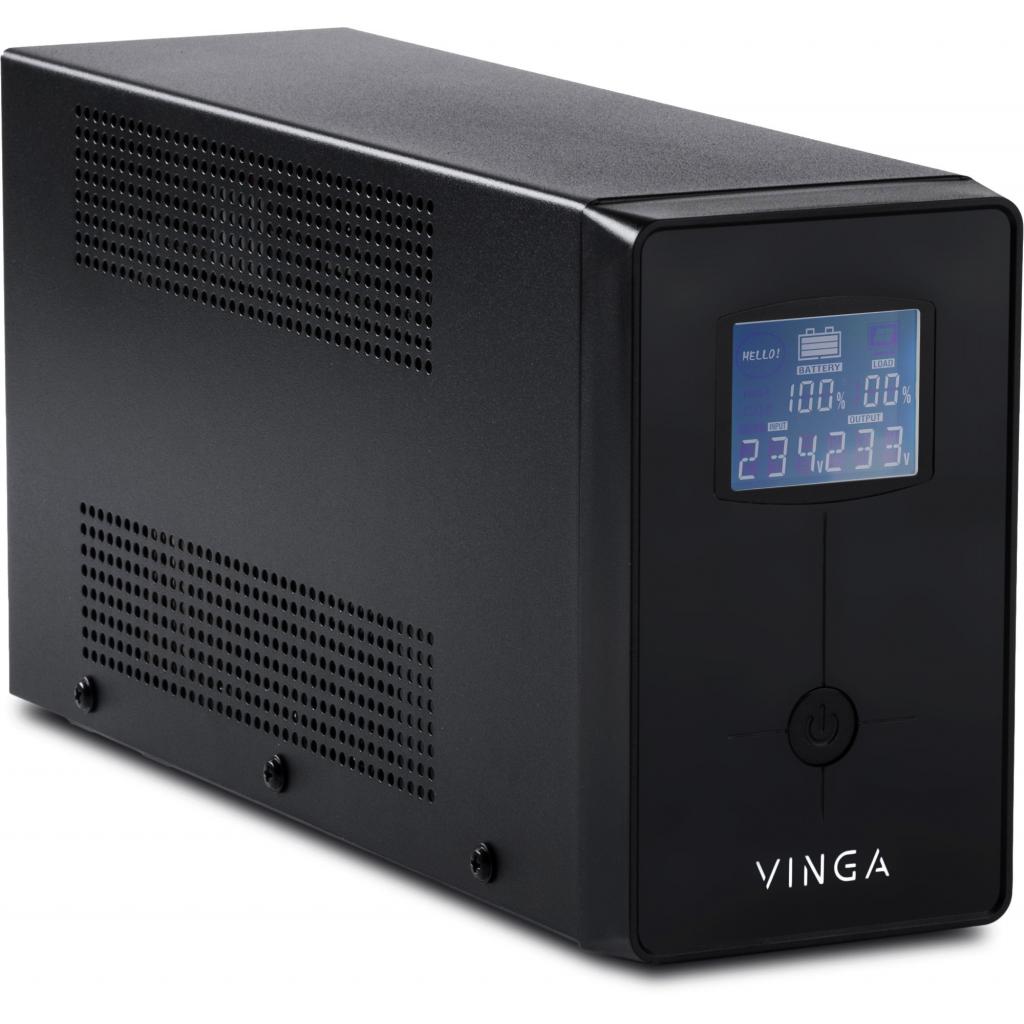 Пристрій безперебійного живлення Vinga LED 1200VA ( VPC-1200PRM3 ) (VPC-1200PRM3) зображення 2