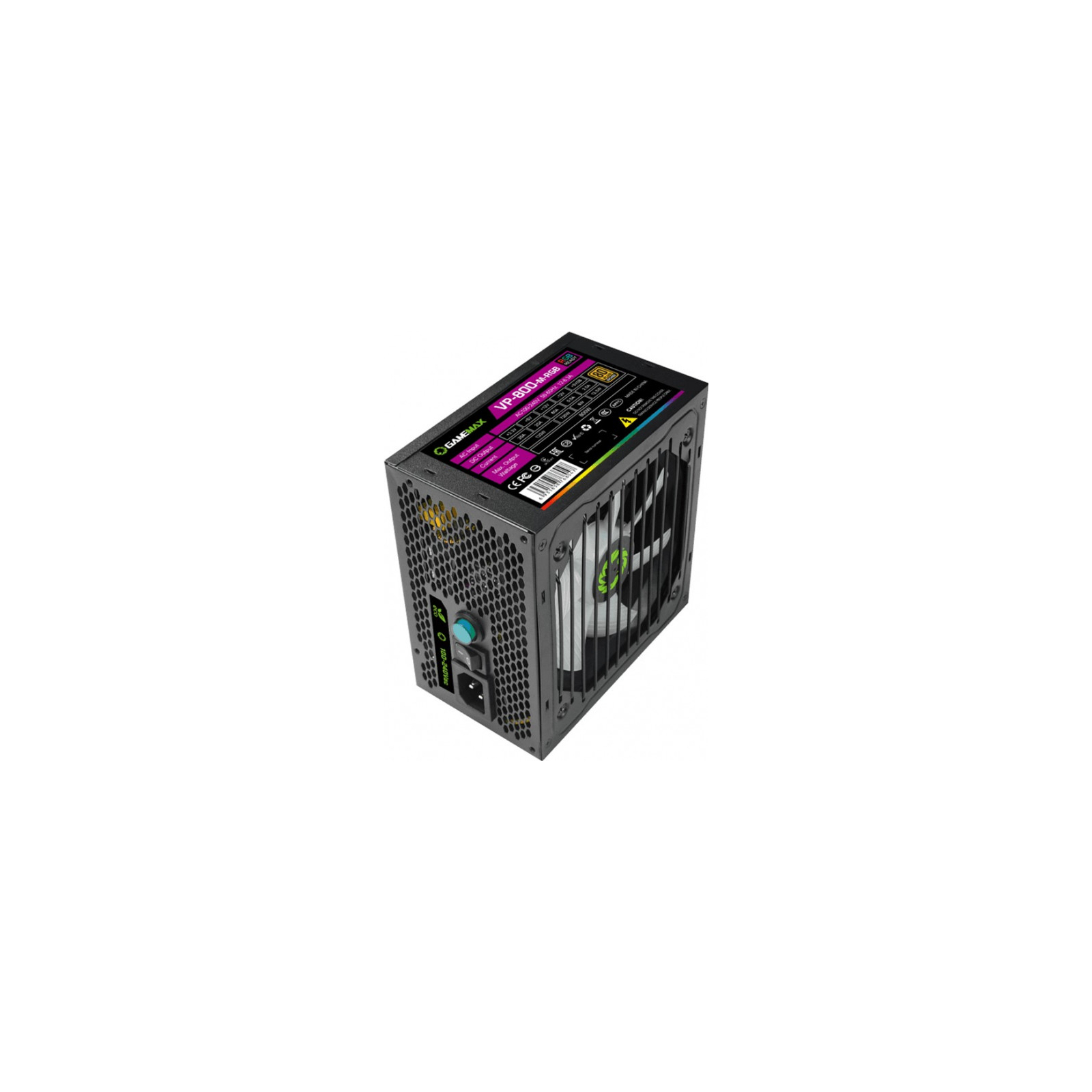 Блок живлення Gamemax 800W (VP-800-M-RGB) зображення 7