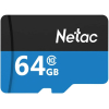 Карта пам'яті Netac 64GB microSD class 10 UHS-I U1 (NT02P500STN-064G-R)