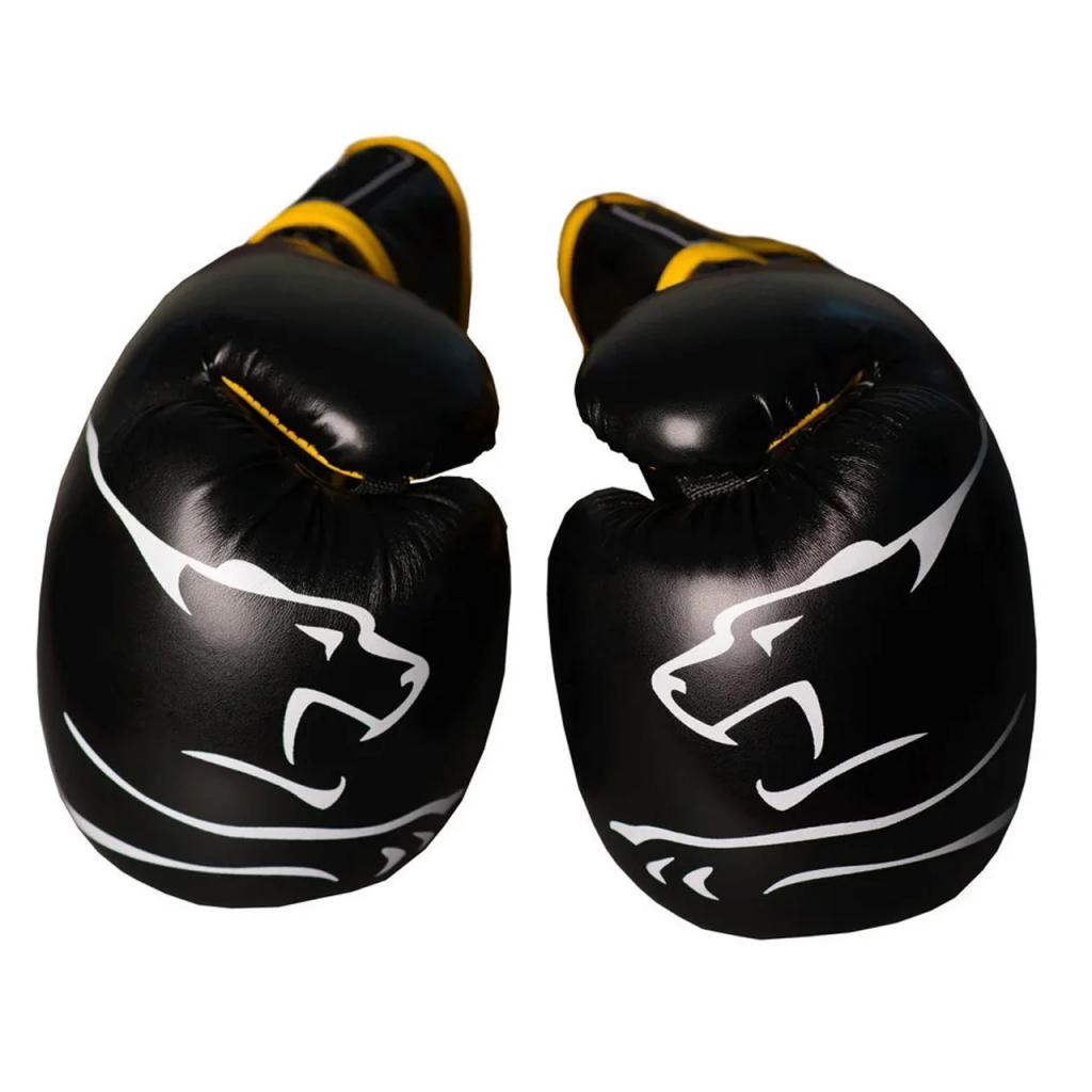 Боксерские перчатки PowerPlay 3018 16oz Black/Yellow (PP_3018_16oz_Black/Yellow) изображение 2