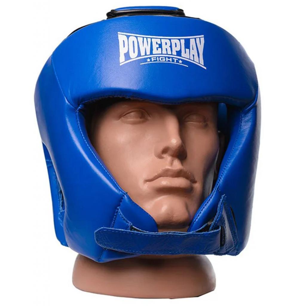 Боксерский шлем PowerPlay 3049 L Blue (PP_3049_L_Blue) изображение 2