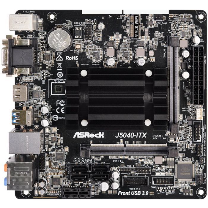 Материнская плата ASRock J5040-ITX изображение 2