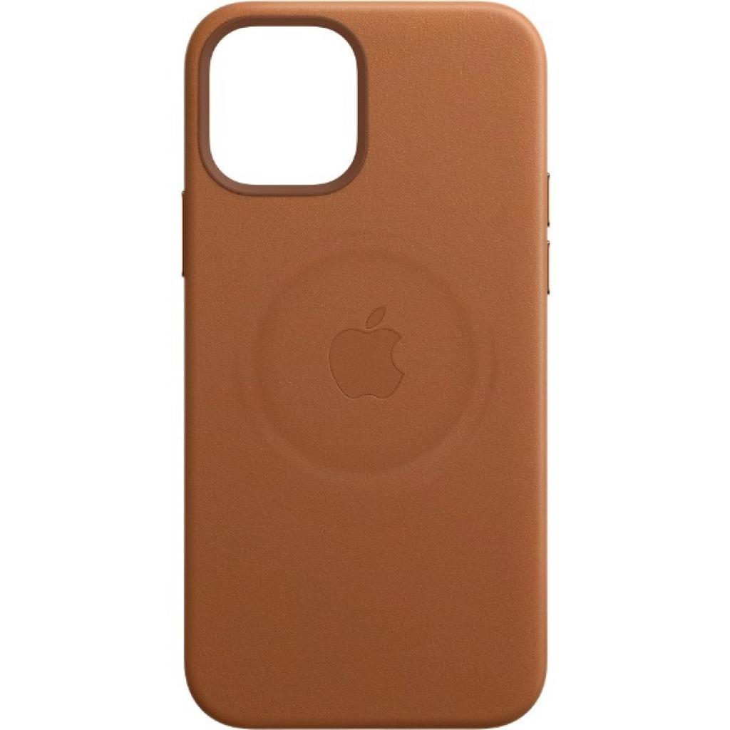 Чохол до мобільного телефона Apple iPhone 12 | 12 Pro Leather Case with MagSafe - Saddle Brown (MHKF3ZE/A) зображення 4