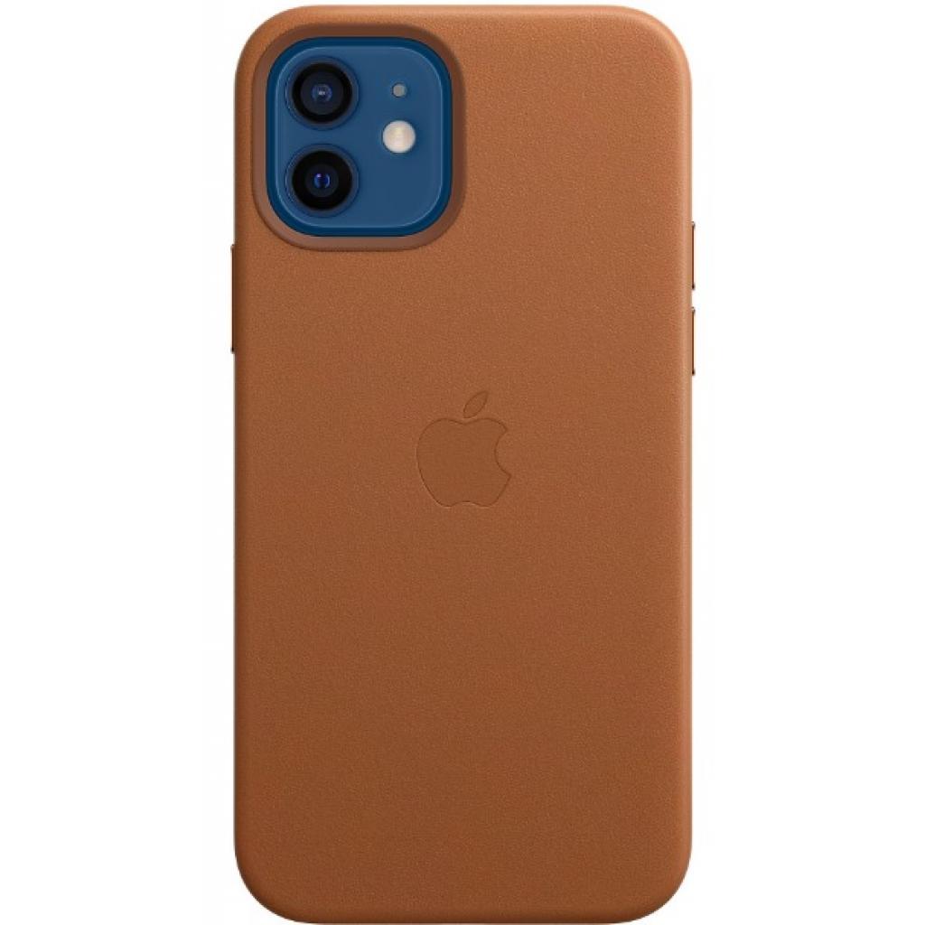 Чохол до мобільного телефона Apple iPhone 12 | 12 Pro Leather Case with MagSafe - Saddle Brown (MHKF3ZE/A)