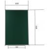 Школьная доска Sector магнитно-меловая 60 х 84 см (K06084) изображение 2