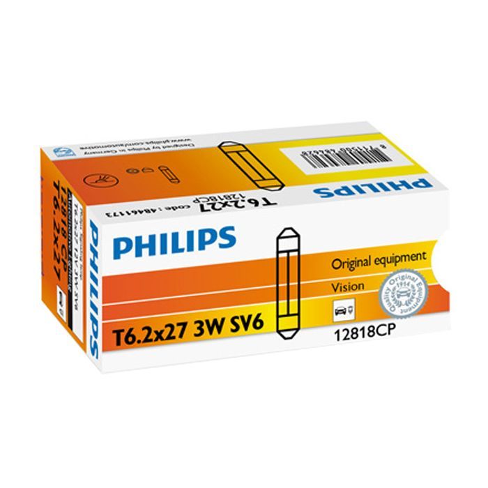 Автолампа Philips 3W (12818 CP) зображення 2