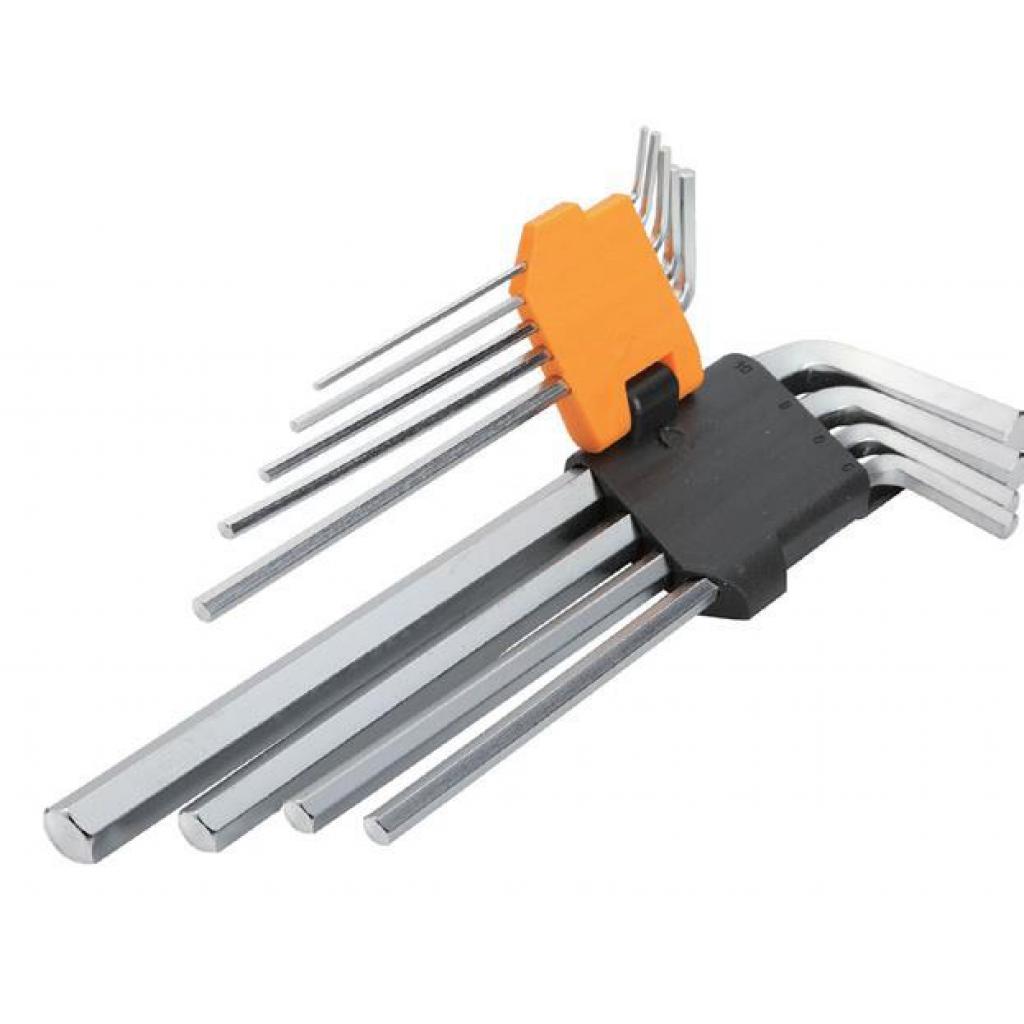 Набор инструментов Tolsen удлиненных шестигранных ключей 9 шт 1.5-10 мм (20049)