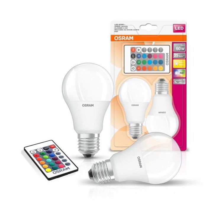 Лампочка Osram LED A60 9W 806Lm 2700К+RGB E27 (4058075430891) зображення 3