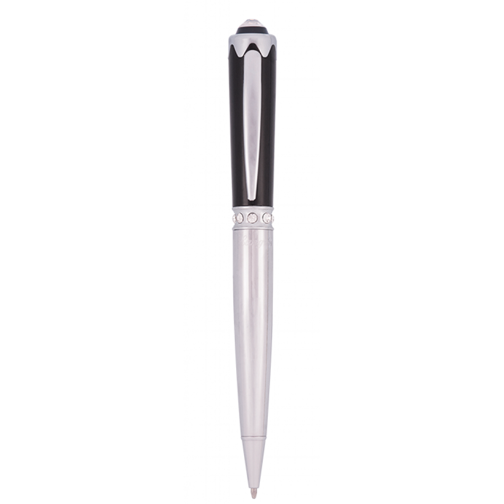 Ручка шариковая Langres набор ручка + крючок для сумки Crystal Черный (LS.122028-01) изображение 2