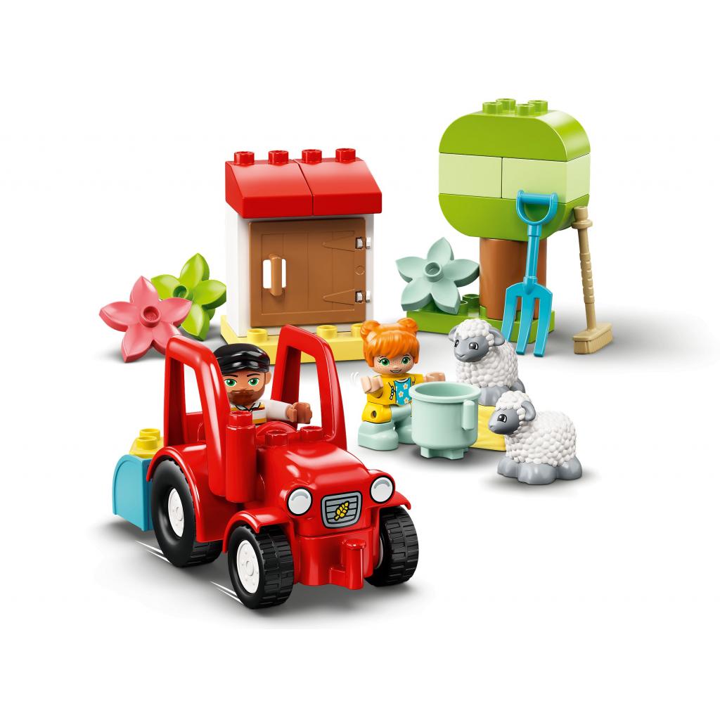Конструктор LEGO DUPLO Town Фермерський трактор і тварини (10950) зображення 4