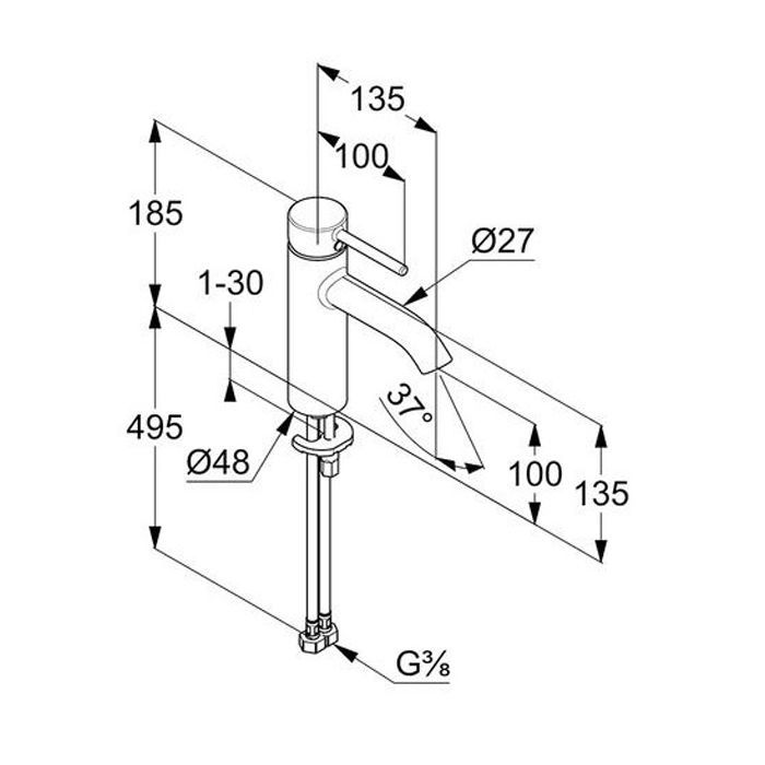 Смеситель KLUDI BOZZ (382823976) изображение 2