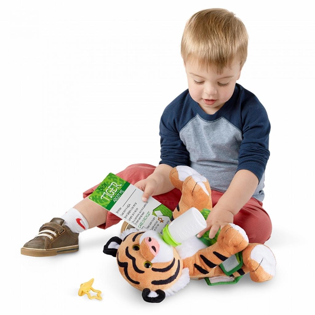 Мягкая игрушка Melissa&Doug Плюшевый малыш-тигренок (MD30450) изображение 5
