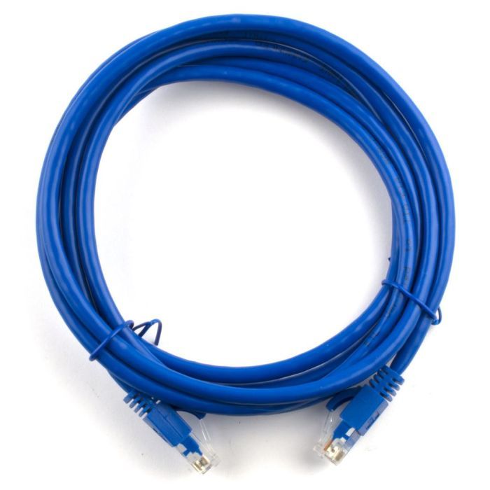 Патч-корд 30м, RJ-45, Cat.5e, CU, медь, синий Ritar (PCR-CU/30Be / 01138)