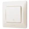 Перемикач Videx BINERA 1кл прохідний кремовий (VF-BNSW1P-CR)