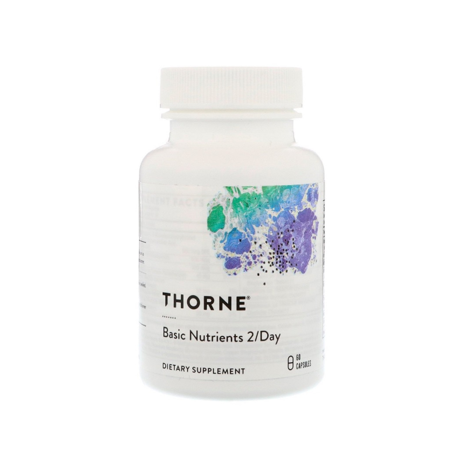 Витамин Thorne Research Базовые Питательные Вещества, Basic Nutrients 2/Day, 60 Кап (THR-00684)