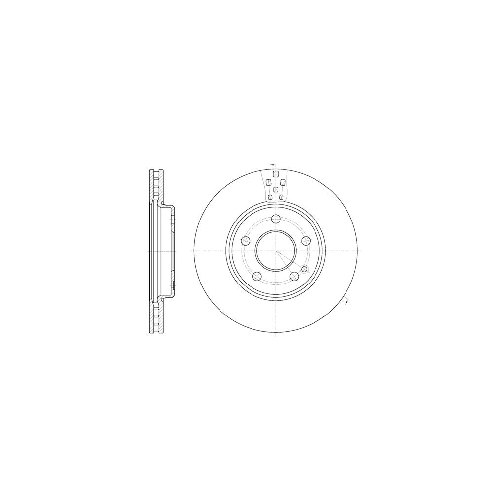 Тормозной диск REMSA 61029.10