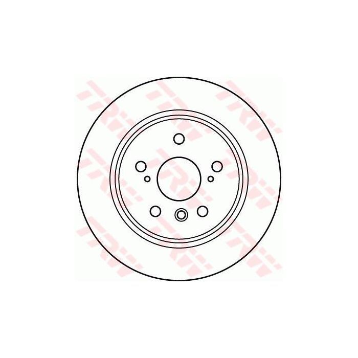 Тормозной диск TRW DF7209 изображение 2