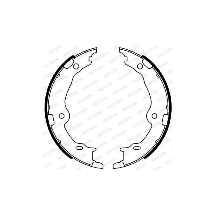 Гальмівні колодки FERODO FSB4123 зображення 2
