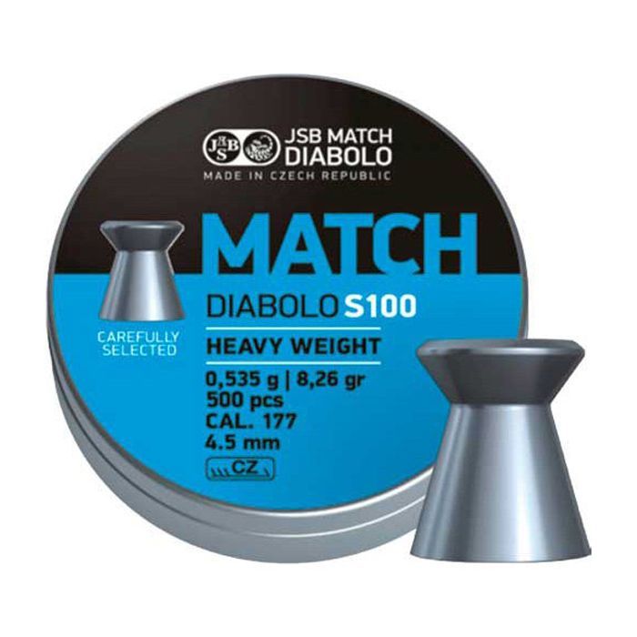 Пульки JSB Match HW 4,51 мм , 0,535 г, 500 шт/уп (000026-500)