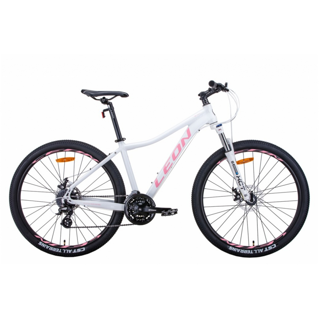 Велосипед Leon 27,5" XC-LADY рама-16,5" 2021 White/Pink (OPS-LN-27.5-084)