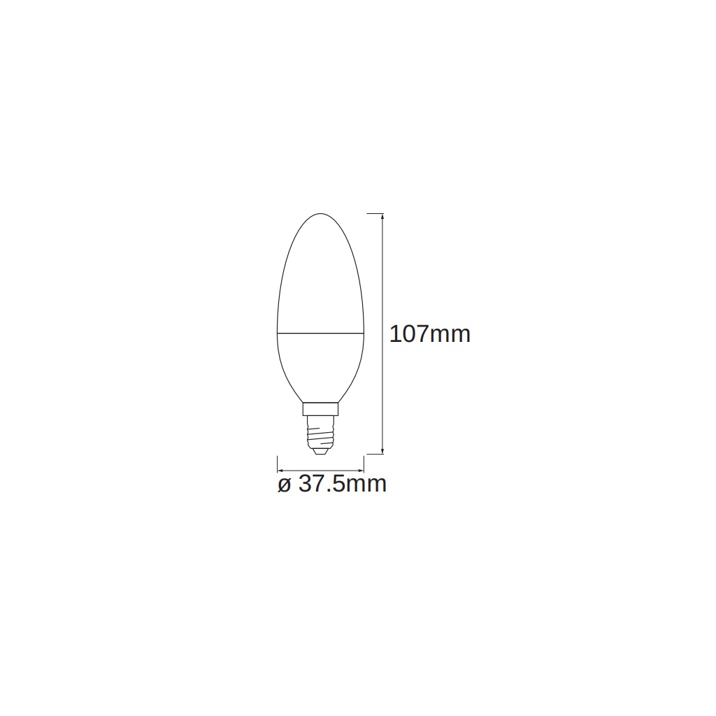 Умная лампочка Osram LEDSMART+ WiFi B40 5W (470Lm) 2700-6500K + RGB E14 (4058075485938) изображение 5
