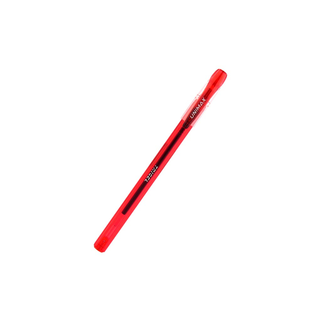 Ручка гелева Unimax Trigel, червона (UX-130-06) зображення 2