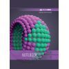 Зошит Buromax Sphere A4 80 аркушів, клітинка Фіолетовий (BM.24452101-07)