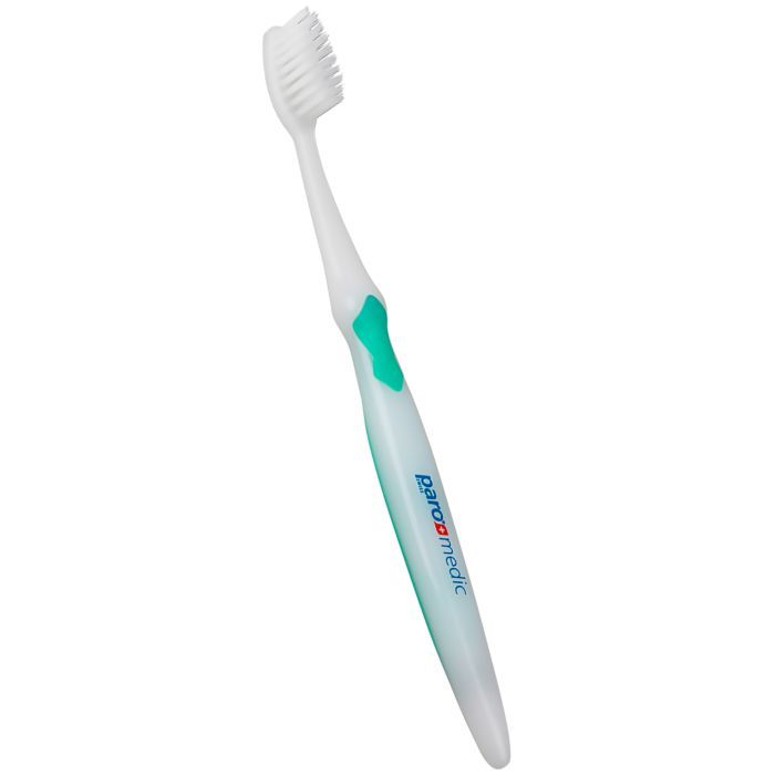 Зубная щетка Paro Swiss medic с коническими щетинками салатовая (7610458007266-light-green)