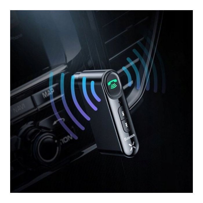 FM модулятор Baseus Qiyin Car Bluetooth Receiver (WXQY-01) зображення 4