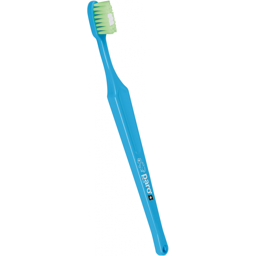 Детская зубная щетка Paro Swiss Baby Brush Очень мягкая Голубая (7610458007495-blue)