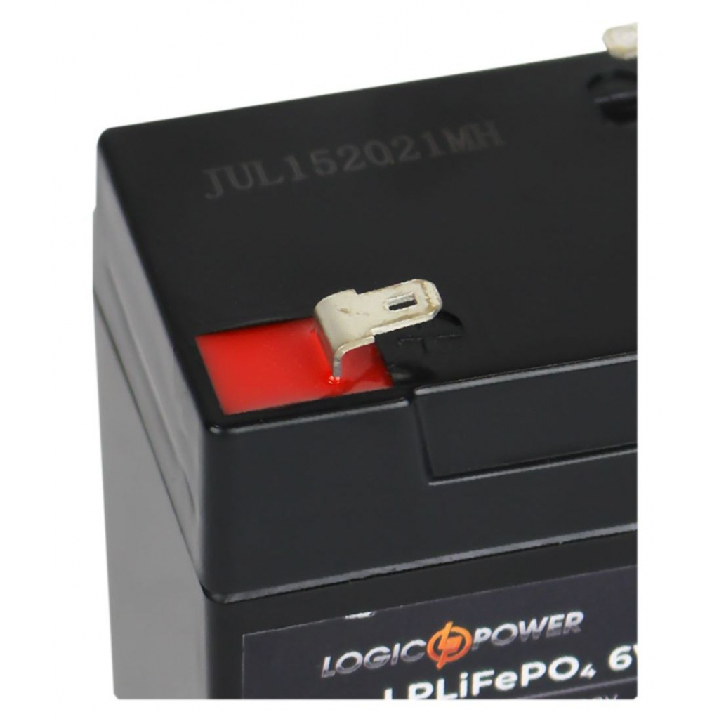 Батарея LiFePo4 LogicPower LiFePO4 6V-5Ah (14556) зображення 5