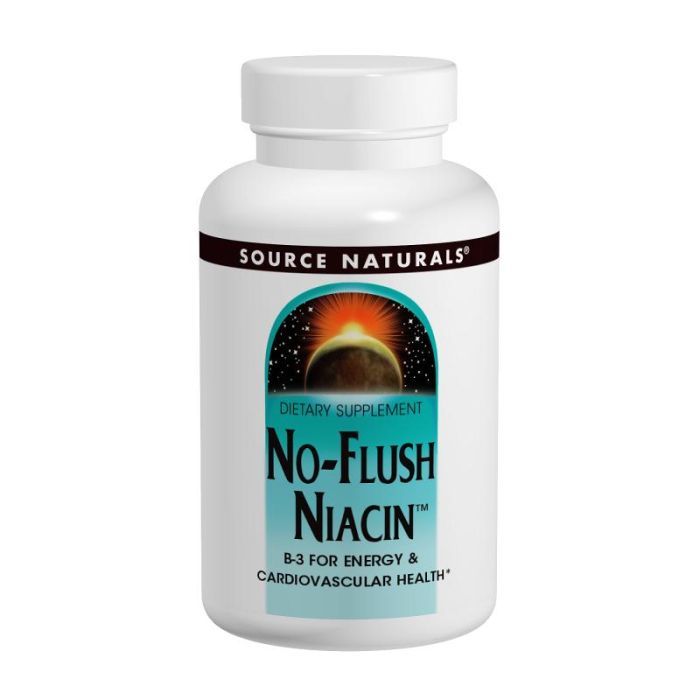 Витамин Source Naturals Ниацин (В3) 500мг, 60 таблеток (SN0921)