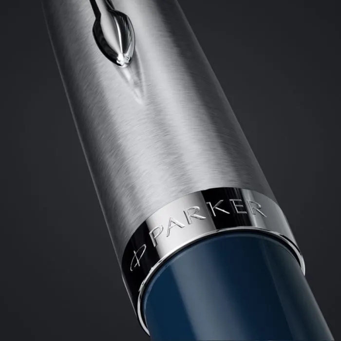 Ручка пір'яна Parker PARKER 51 Midnight Blue CT  FP F (55 211) зображення 4