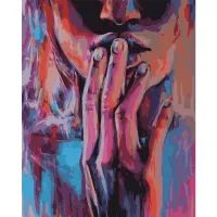 Картина по номерам Strateg Сокровенные мысли VA-1088 40х50 см (4820220566850)